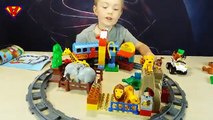 LEGO DUPLO ZOO E IL MIO PRIMO TRENO - giochi per bambini piccoli - tutti in carrozza con Super Alex