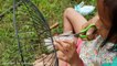 Wow! Amazing Smart Little Girl Catch Big Snakes Using Fan Guard Trap (Part 2)