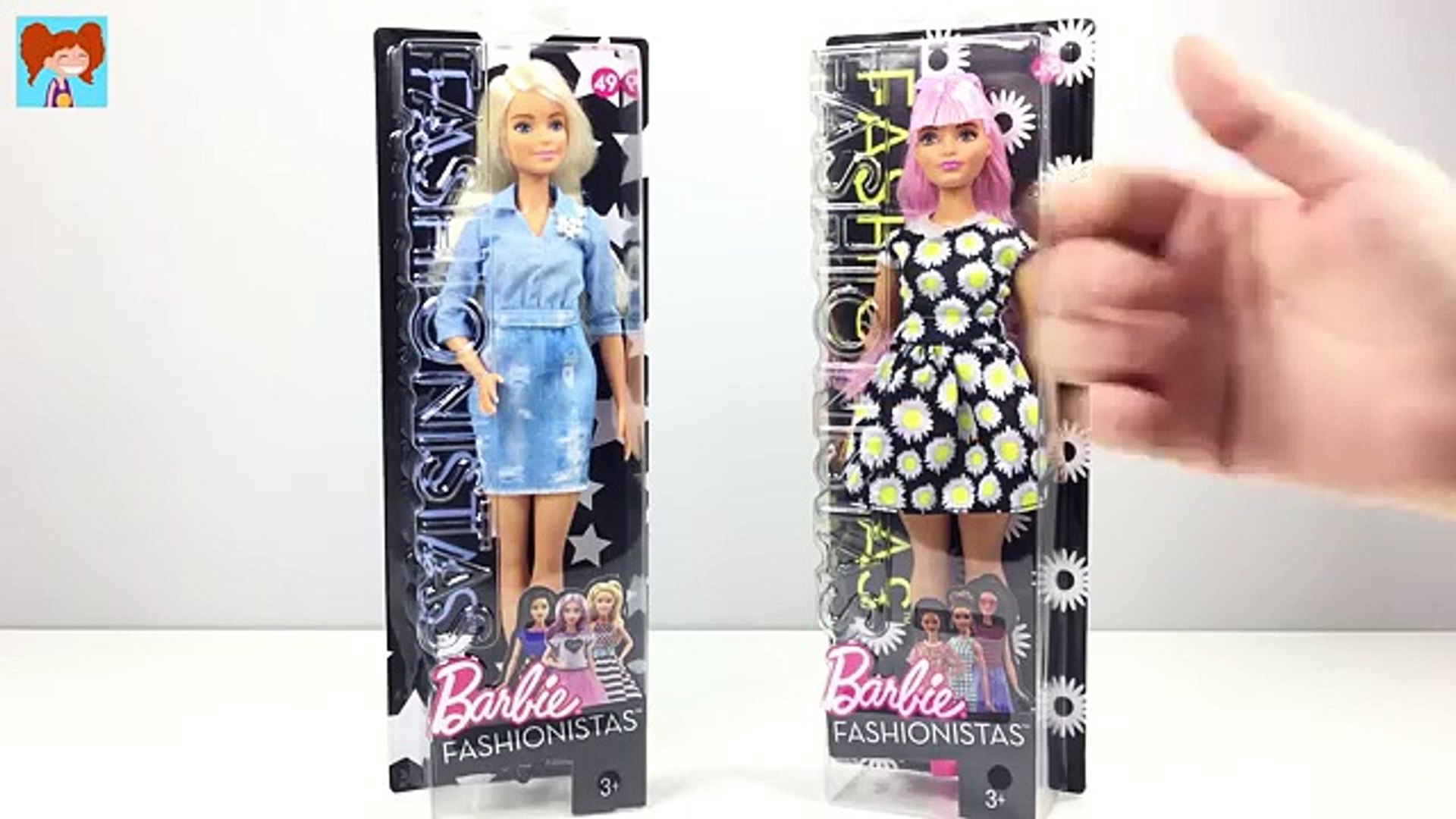 Pembe Barbie Fashionistas Bebeğini Buldum! Yeni Barbie Büyüleyici Parti  Bebekleri Paket - Dailymotion Video