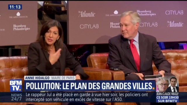 Un enjeu majeur est de réduire la place des voitures polluantes à Paris lance Anne Hidalgo