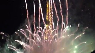 Paris : Feu d'artifice à la Tour Eiffel (22-10-2017)