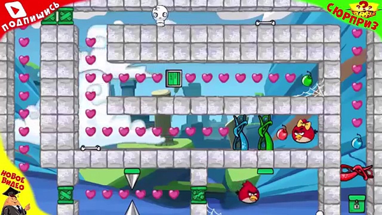 ЗЛЫЕ ПТИЧКИ Любовная История #120 Мультик ИГРА для детей