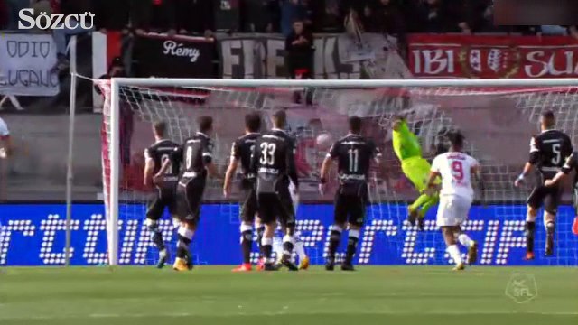 Salih Uçan'dan müthiş frikik golü