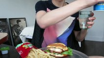 ASMR Eating Sounds: McDonalds Crispy Fried Chicken Sandwich Review