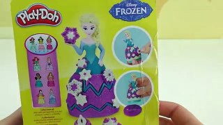 Распаковка игрушки Эльзы (Холодное сердце) и украшение платья из play doh. Elsa Frozen unboxing