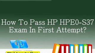 Pass your HP HPE0-S37 Exam With (Realbraindumps.com)
