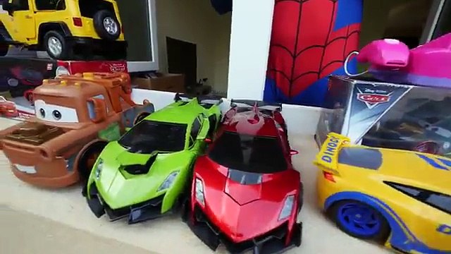 MOTORBIKE crushed by POWER WHEEL QUAD BIKE! W/ Learn Colors for Kids & Finger Family Nursery Rhymes