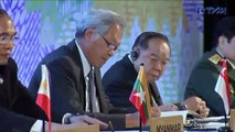Signing of the Joint declaration of Asean defense ministers