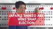 Japan's Prime Minister Shinzo Abe clinches landslide victory in snap election