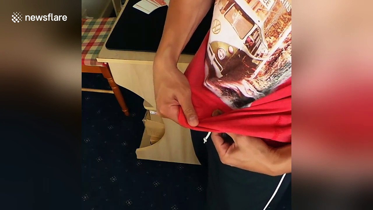 Magician performs awesome money tricks