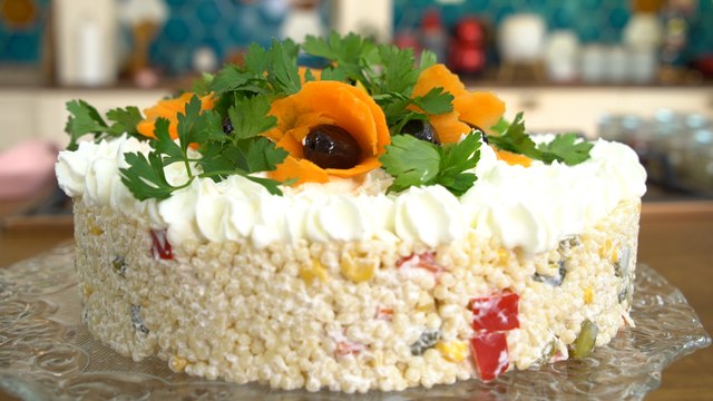 Tavuklu Kuskus Salatası Tarifi