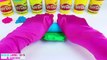 Learn Colors with Playdoh Molds Ice Cream Lion Frog Strawberry Elephant Fun and Creative for Kids