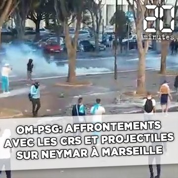 OM-PSG: Affrontements avec les CRS et projectiles sur Neymar...