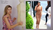Я ШЬЮ: Как сшить платье-чулок как у Ким Кардашьян /I SEW: How to sew Kim Kardashian tube dress