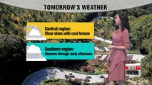 Chilly weather continues, rain expected in south _ 102317
