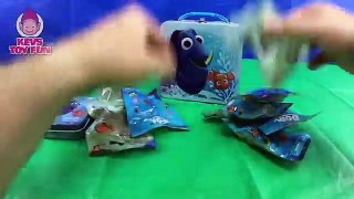 Finding Dory Toy Collectible Blind Packs Unboxing | Dory Marlin Bailey Crush Pearl Hank Figures