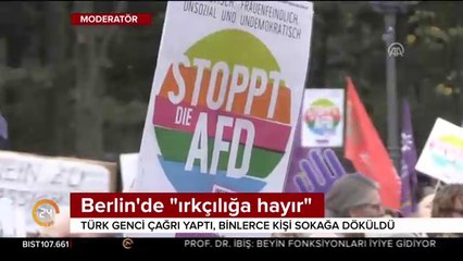 Irkçılık karşıtı yürüyüş yapıldı