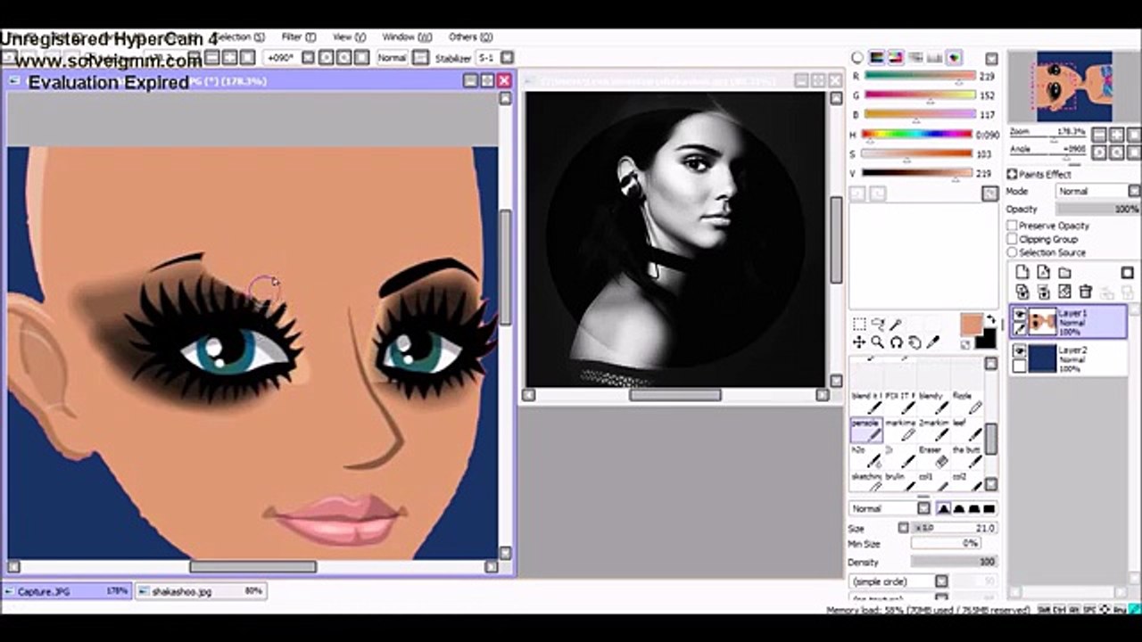 KENDALL JENNER // msp speedpaint #26