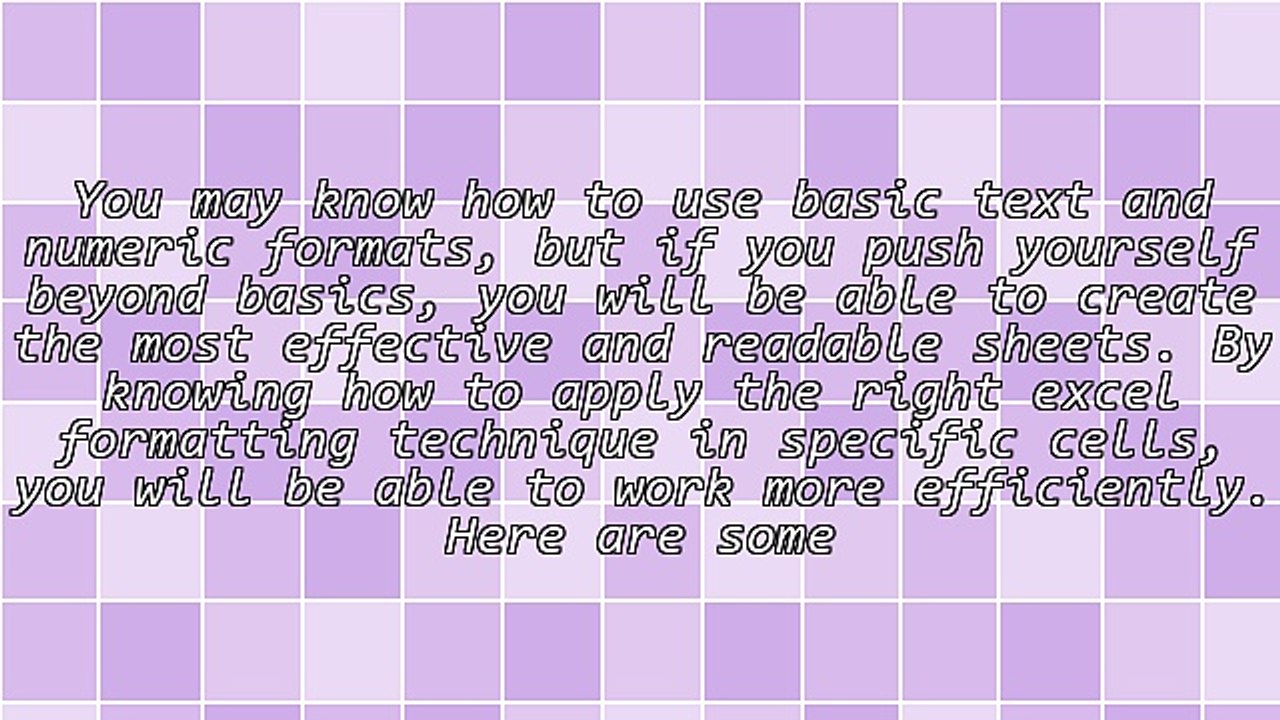 5 Unique Microsoft Excel Formatting Techniques That Accelerate Formatting in a Jiffy!