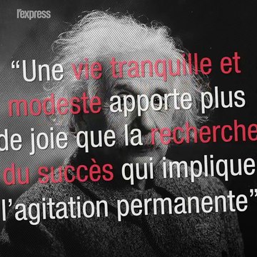 Aux enchères, le secret du bonheur par Albert Einstein