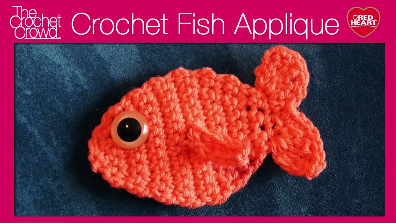 Crochet Fish Appliqué