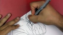 Drawing Future Gohan Super Saiyan | TolgArt