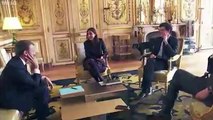 Quand le chien de Macron urine sur une cheminée de l'Élysée