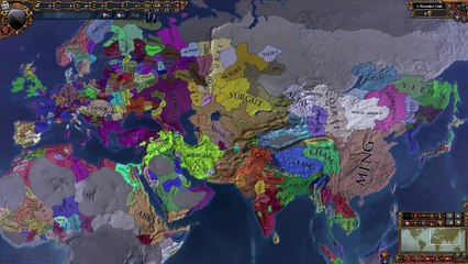 Mega Campaign | CK2 to EU4 to V2 to HoI3 | 769 AD to 1948 AD Timelapse