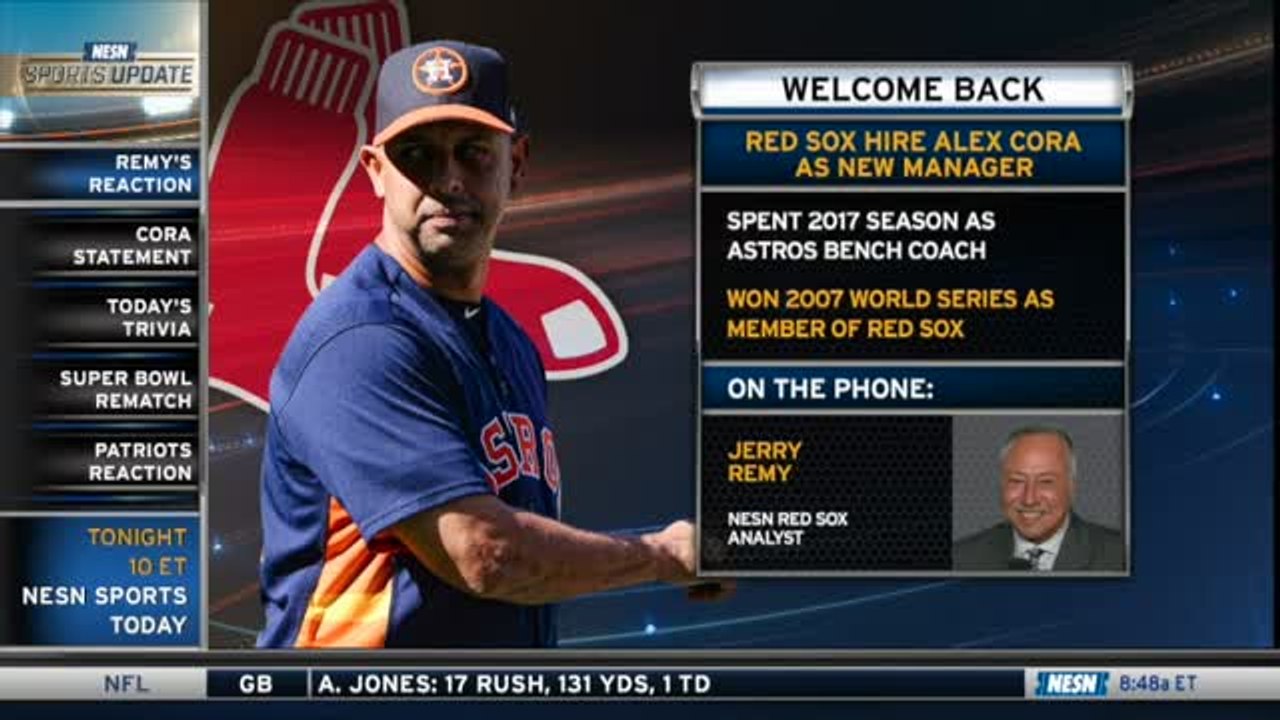 Jerry Remy On Alex Cora As New Red Sox Manager
