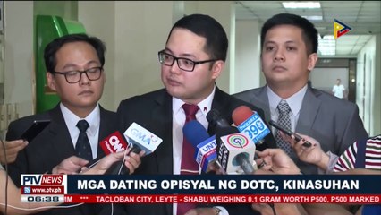Mga dating opisyal ng DOTC, kinasuhan