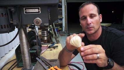 Drill Press Lathe - Making a Shaving Brush Handle