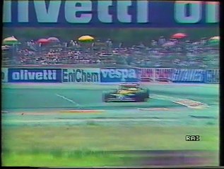 Gran Premio di Francia 1987: Intervista a Patrese e sorpasso di Mansell a N. Piquet