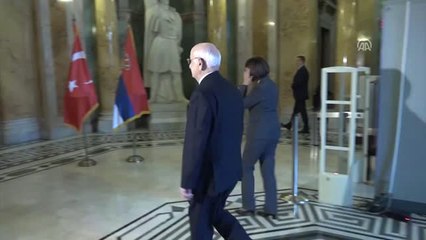 TBMM Başkanı Kahraman, Sırbistan Ulusal Meclisi Başkanı Gojkovic ile Bir Araya Geldi