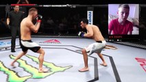 EA Sports UFC 2 Gameplay Knockouts : ГОР ПРОТИВ ЭДВИНА PS4 ПРЯМОЙ ЭФИР HD
