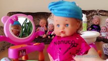 Hair Salon Nursery Centre Baby Dolls Hair wash & Haircut Nenuco girl Baby Annabell Baby Born