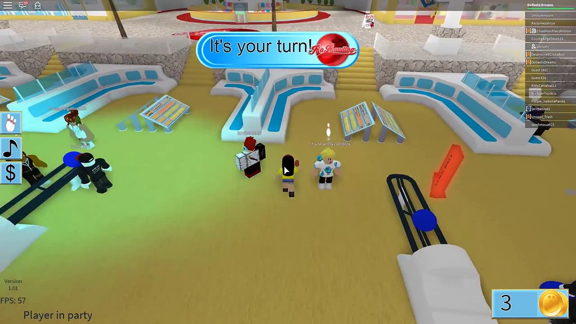 ⁣Bowling Date with Gamer Chad - The Kiss of DEATH!! - Roblox RoBowling - DOLLASTIC PLAYS!