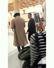 JANG KEUN SUK AT GIMPO AIRPORT ARRİVAL TO HANEDA AIRPORT JAPAN 23.10.2017