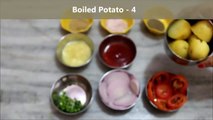 Spicy Potato Sandwich  How to make Potato Sandwich at home  Indian Sandwich Recipe