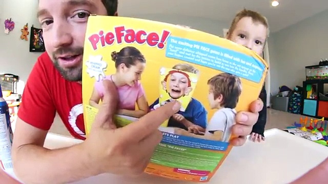 FATHER & SON PLAY PIE FACE!