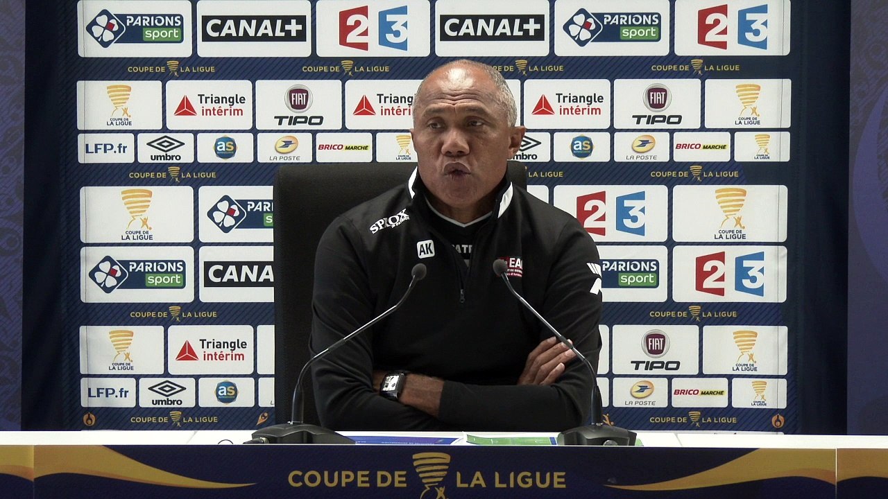 Le point presse d'Antoine Kombouaré avant EAG-Montpellier (16e CDL)