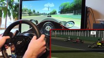 Assetto Corsa - F1 race Lotus Exos 125 & Ferrari 312T! (Racing Steering Wheel gameplay t500rs th8rs)