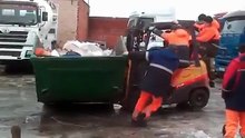 Forklift at work fail & win