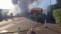 Un important feu de broussailles s'est déclaré à Antibes