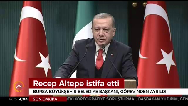 Recep Altepe istifa etti