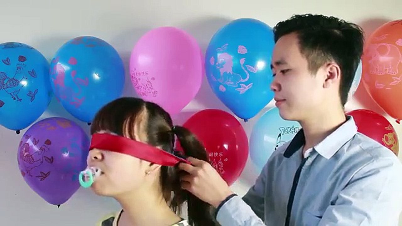 Bad Baby Balloon Fight In House Annabelle & Victoria Toy Freaks Hidden Toys