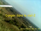 rc-plane shoots successfully a second rc-plane with an airsoft-machine-gun!