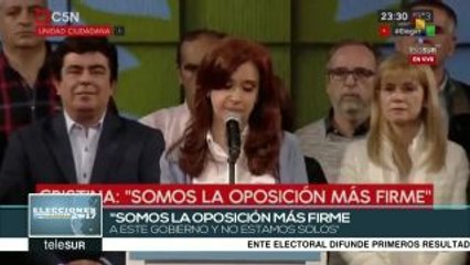 Cristina Fernández: Hemos crecido y resistido avance del oficialismo