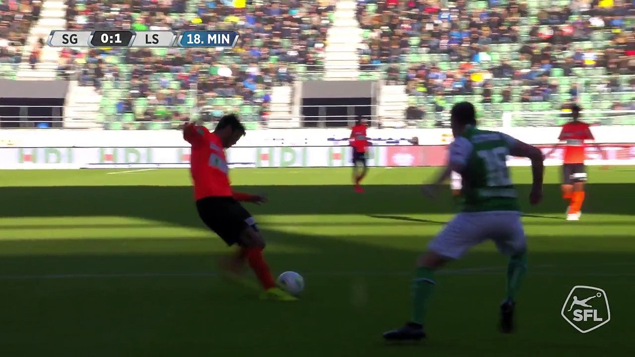 Sankt Gallen 0:4 Lausanne (Swiss Super League 22 October 2017)
