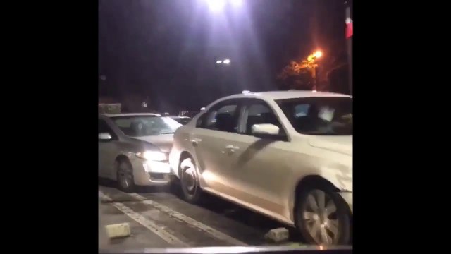 Fin de soirée en mode auto-tamponneuses entre vraies voitures !