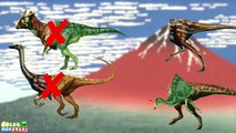 Wrong Heads Dinosaurs! Match Up Game For Kids. Gallimimus Tsintaosaurus Velociraptor Crying baby